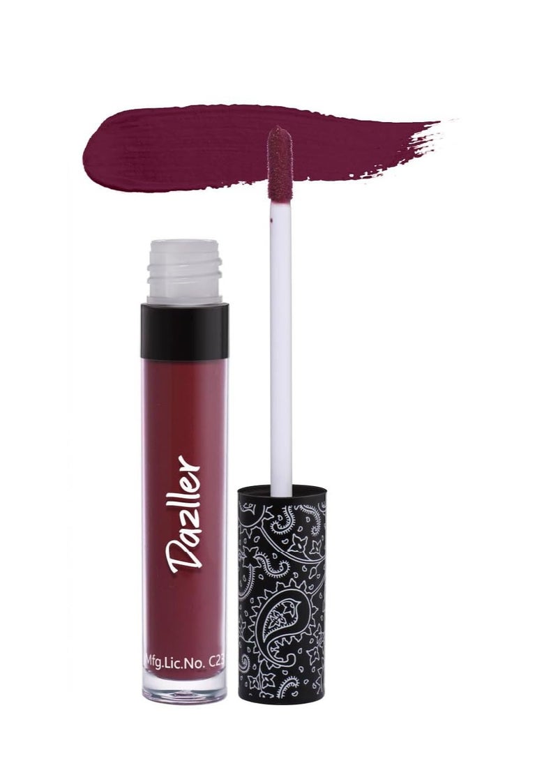 دازلير أحمر شفاه دازلر سريع الجفاف يدوم طوال اليوم | مرطب بزبدة الكوكوم | لا يترك أثراً ولا يتلطخ | يدوم حتى 8 ساعات | أحمر شفاه سائل للنساء | QDLC032 | 6 غرام - Image 1